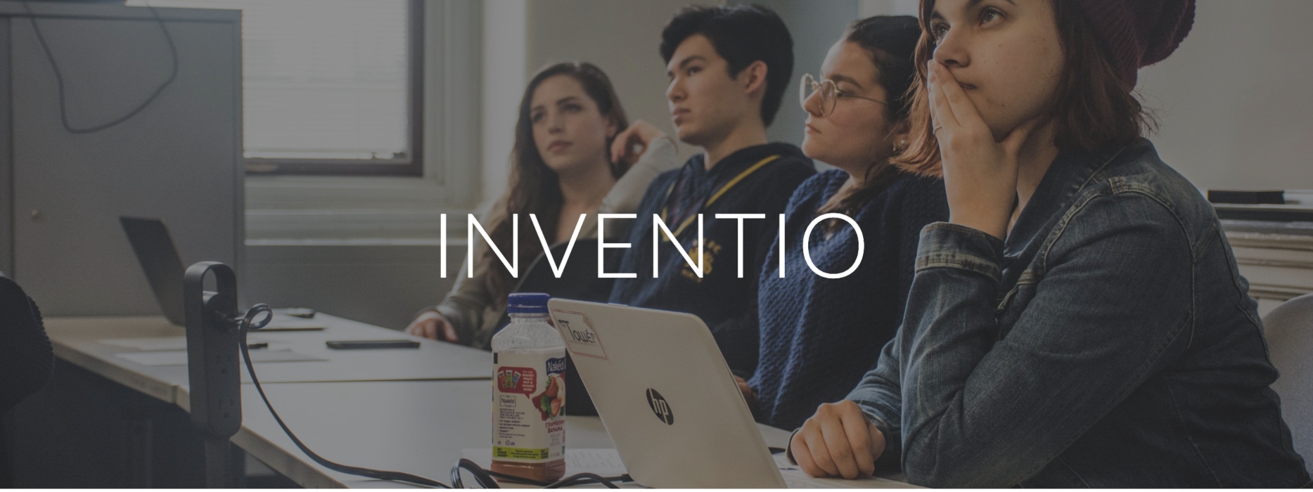 Student editorial board meeting for Inventio