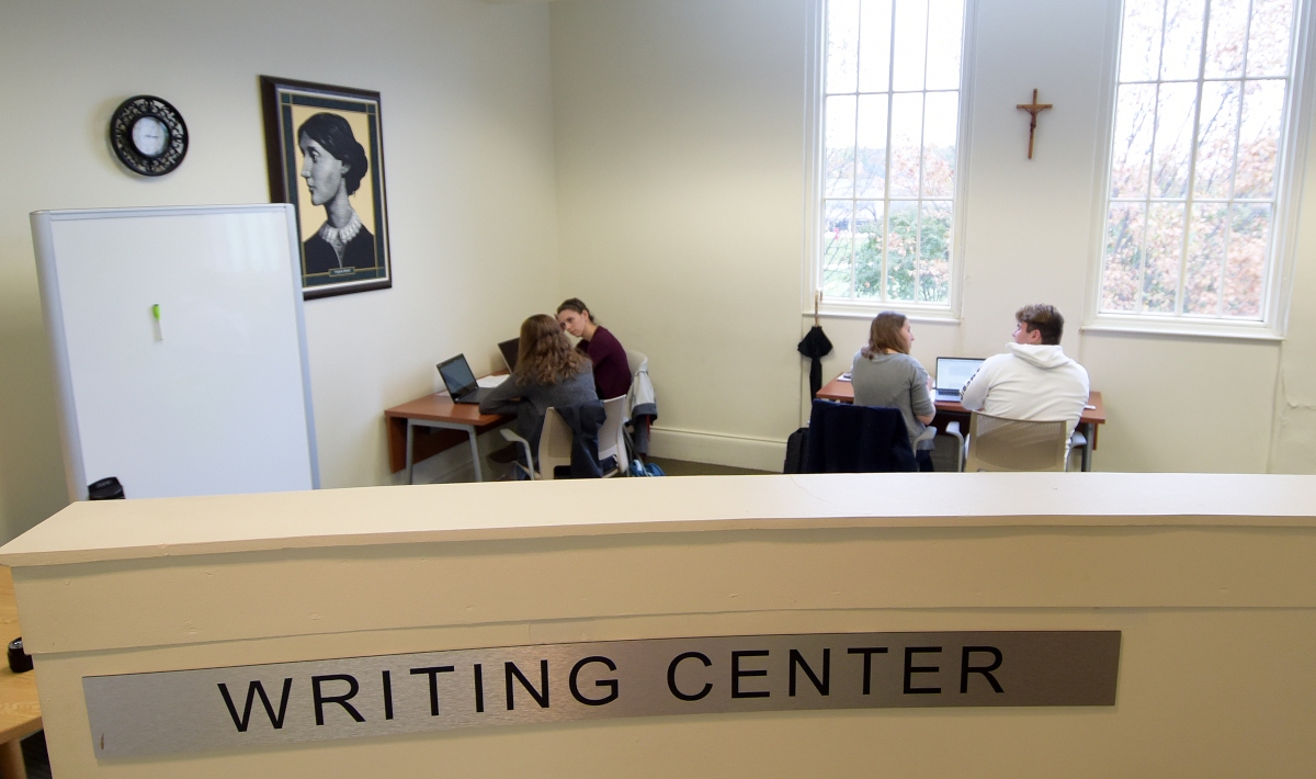 The Writing Center in Mullen Library