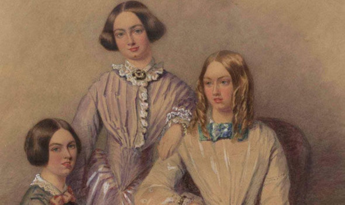 Illustration of the Bronte sisters