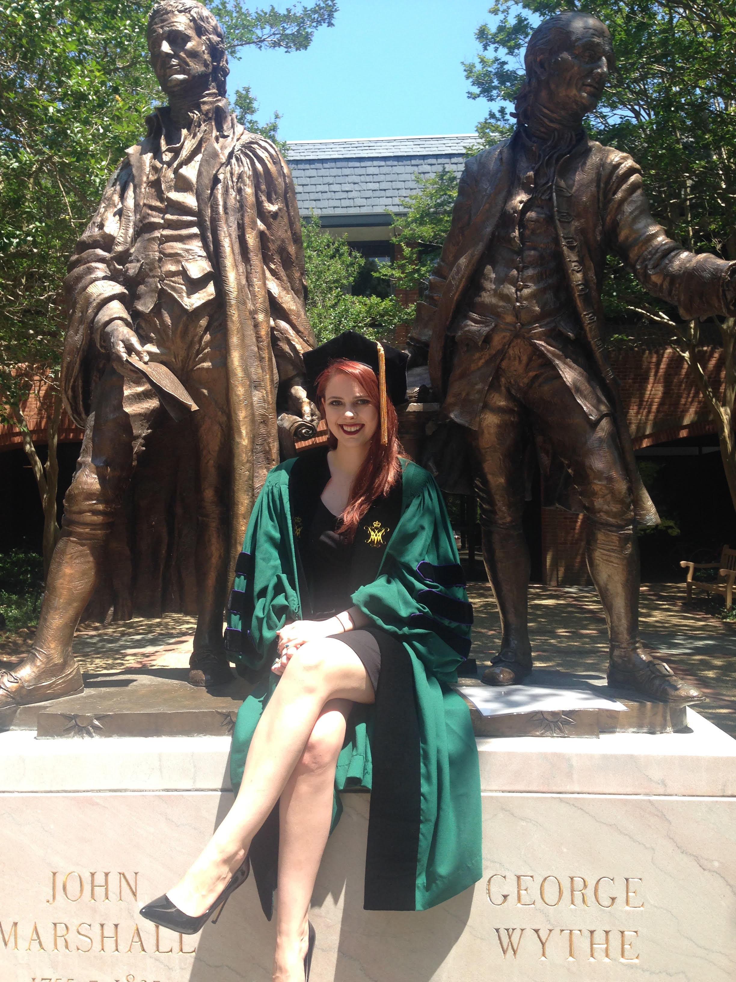 MC law school graduation photo