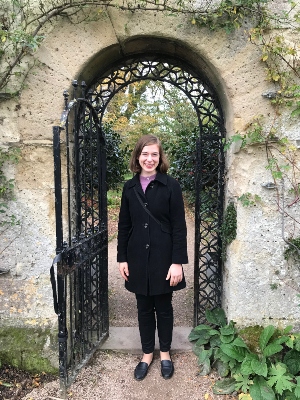 Rachel Wood at the Oxford Botanic Gardens