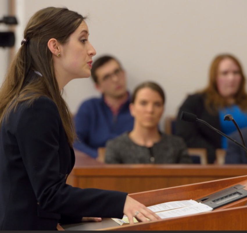 Sarah Burke in court