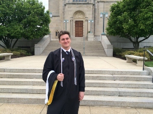 Brian at graduation